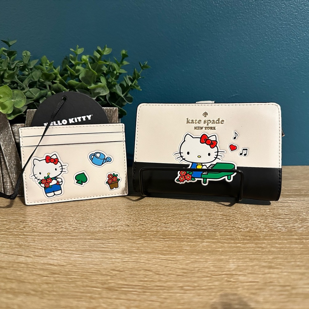 Kate Spade x Hello Kitty Wallet And Card Holder Novelty